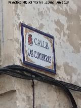 Calle Contreras. Placa
