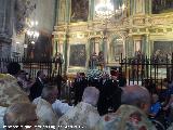 Catedral de Jan. Capilla Mayor. Sacando a la Virgen de la Antigua en su procesin claustral