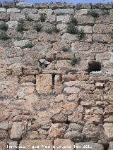 Castillo de La Guardia. Muralla. Saetera