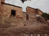 Castillo de La Guardia. Muralla. Casas adosadas