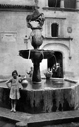 Fuente del Potro. Foto antigua