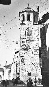 Iglesia de la Magdalena. Foto antigua. Fotografa de Jaime Rosell Caada. Archivo IEG