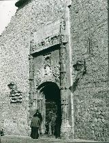 Iglesia de la Magdalena. Foto antigua. Archivo IEG