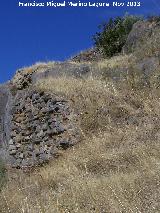 Castillo Vboras. Puerta Sur. Rampa de acceso