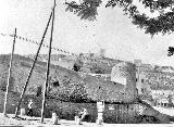 Muralla de Jan. Torren del Cao del Agua. Foto antigua