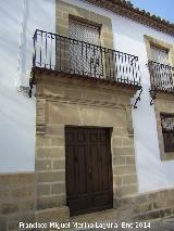 Casa de la Plaza de Santa Mara n 3. Portada