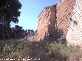 Muralla de Jan. Torren Esquinero. Cmara subterrnea con su ventanuco a intramuros