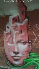Graffiti de la Cabeza con Escaleras