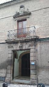 Portada Palacio del Marqués de Navasequilla. Portada