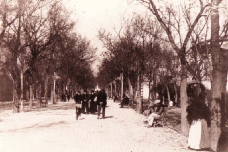 Paseo de la Estacin - Paseo de la Estacin. Foto antigua