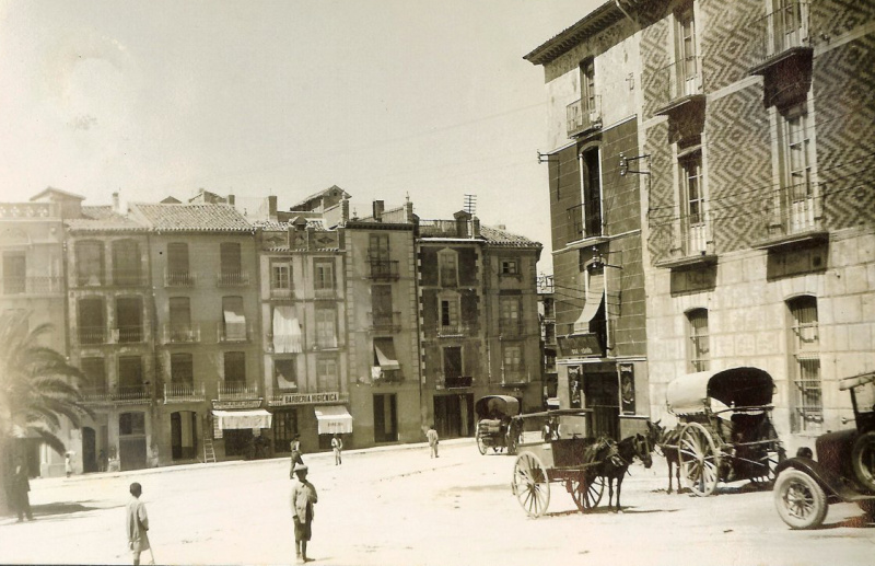 Plaza de la Constitucin - Plaza de la Constitucin. Aos 20 del siglo XX