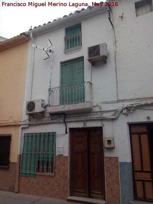 Casa de la Calle Santo Cristo n 12 - Casa de la Calle Santo Cristo n 12. Fachada