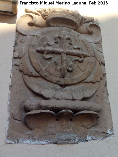 Casa de la Calle Jurado G�mez n� 1 - Casa de la Calle Jurado G�mez n� 1. Escudo derecho