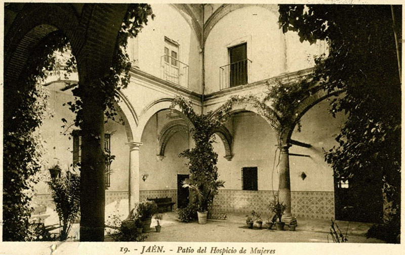 Palacio de Villardompardo - Palacio de Villardompardo. Foto antigua
