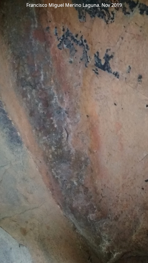 Pinturas rupestres del Collado de la Ginesa - Pinturas rupestres del Collado de la Ginesa. Antropomorfos de la derecha del grupo IV