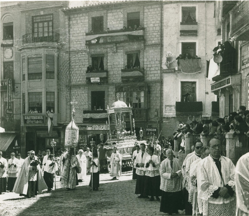 Calle Ignacio Figueroa - Calle Ignacio Figueroa. El Corpus, ao 1956. Fotografa de Manuel Romero Avila IEG