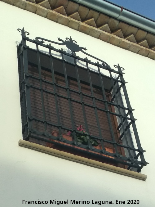 Casa de la Calle Conde Mejorada n� 38 - Casa de la Calle Conde Mejorada n� 38. Reja
