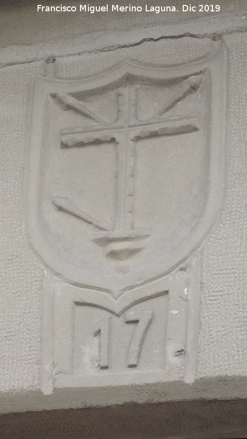 Casa de la Calle Gracia n 23 - Casa de la Calle Gracia n 23. Cruz