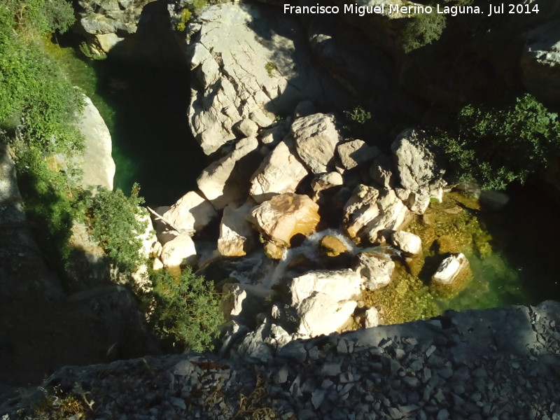 Cerrada del Puente de Piedra - Cerrada del Puente de Piedra. Altura del camino