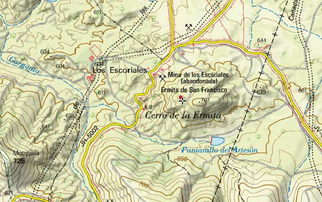 Ermita de San Francisco del Monte - Ermita de San Francisco del Monte. Mapa