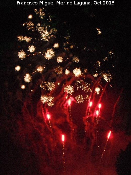 Fiestas de Ntra Sra del Rosario - Fiestas de Ntra Sra del Rosario. Fuegos artificiales