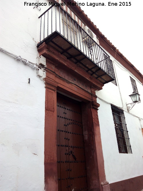 Casa de la Calle lvaro Prez n 1 - Casa de la Calle lvaro Prez n 1. Portada