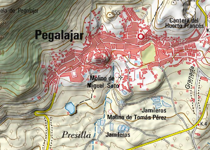 Molino de Miguel Soto - Molino de Miguel Soto. Mapa