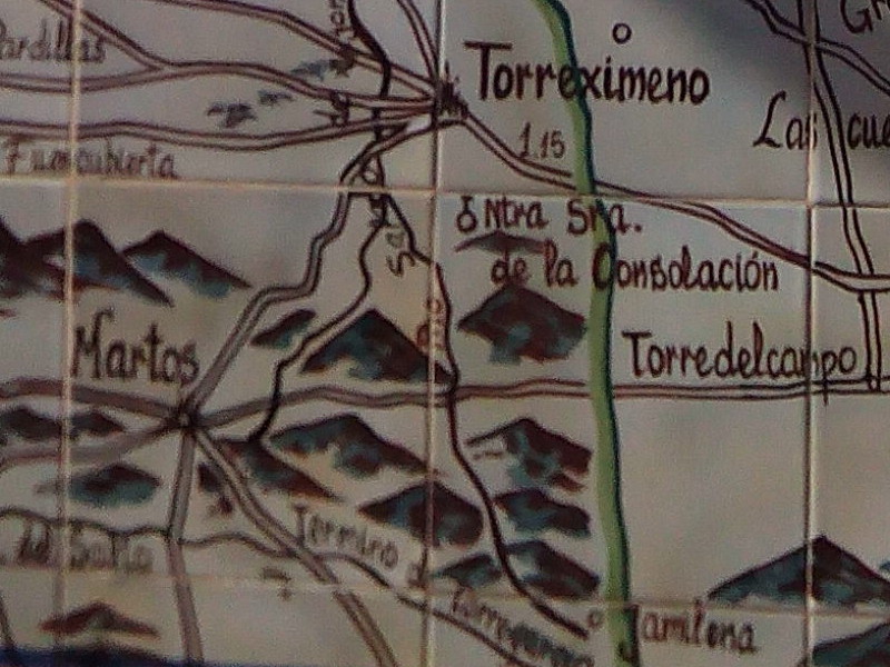 Historia de Martos - Historia de Martos. Mapa de Bernardo Jurado. Casa de Postas - Villanueva de la Reina