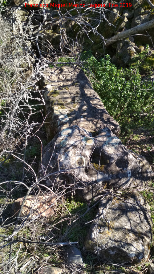 Yacimiento Cuatro Vientos - Yacimiento Cuatro Vientos. Muro