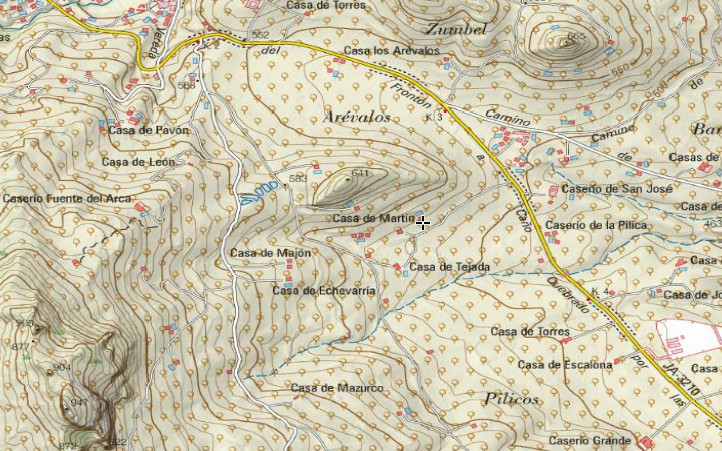 Casera de Martn - Casera de Martn. Mapa