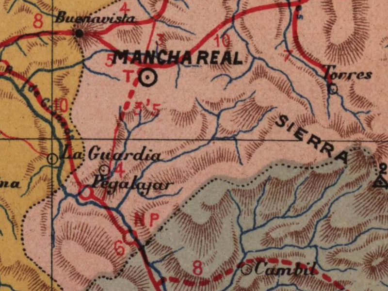 Historia de Pegalajar - Historia de Pegalajar. Mapa 1901