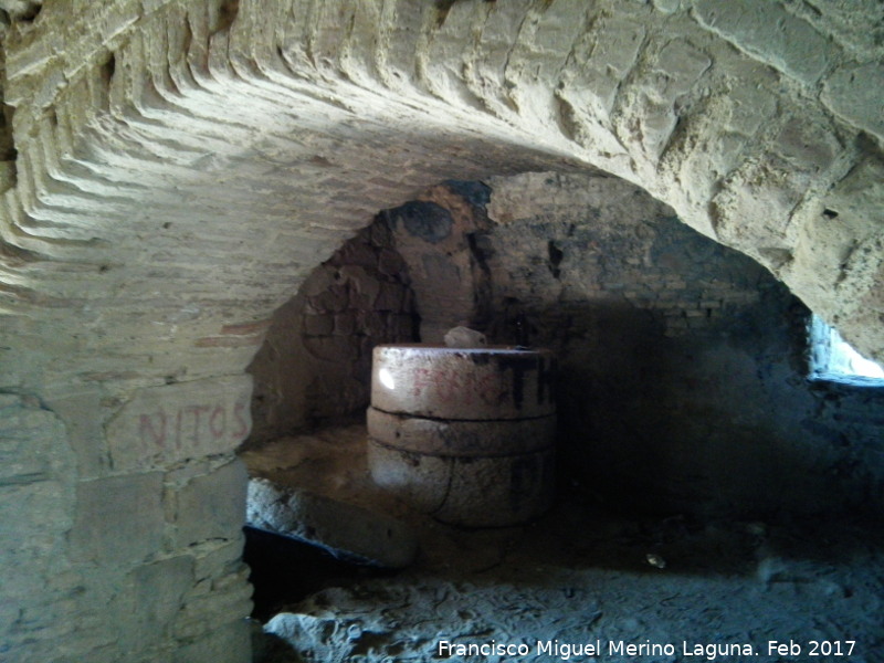 Molino de las Acenas - Molino de las Acenas. Sala de molienda