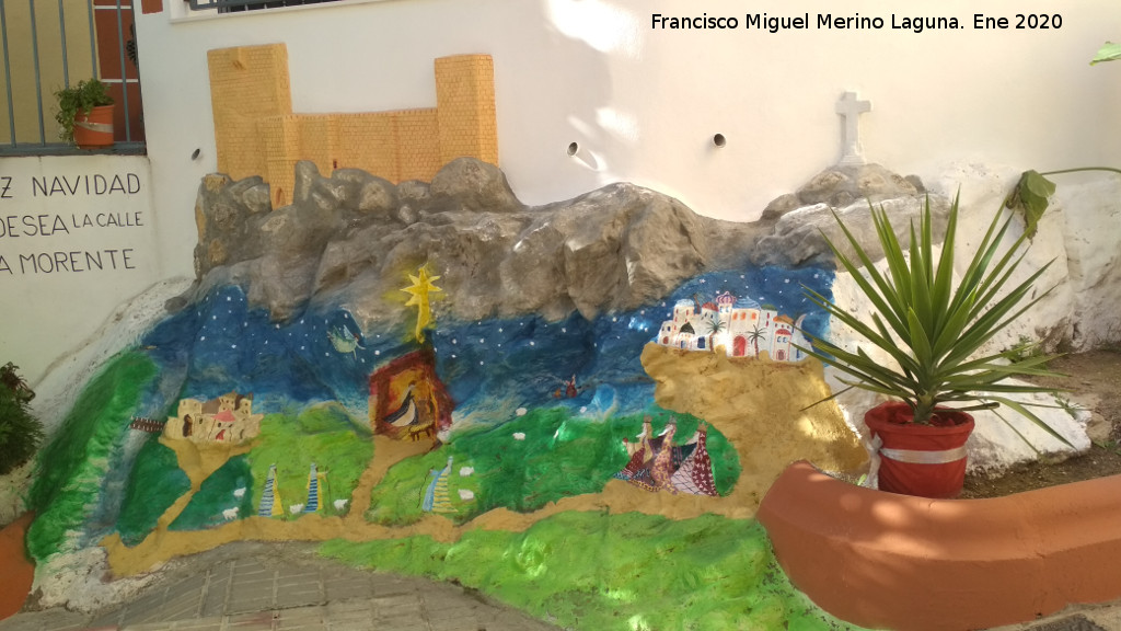 Afloramiento rocoso de la Calle Garc�a Morente - Afloramiento rocoso de la Calle Garc�a Morente. Bel�n