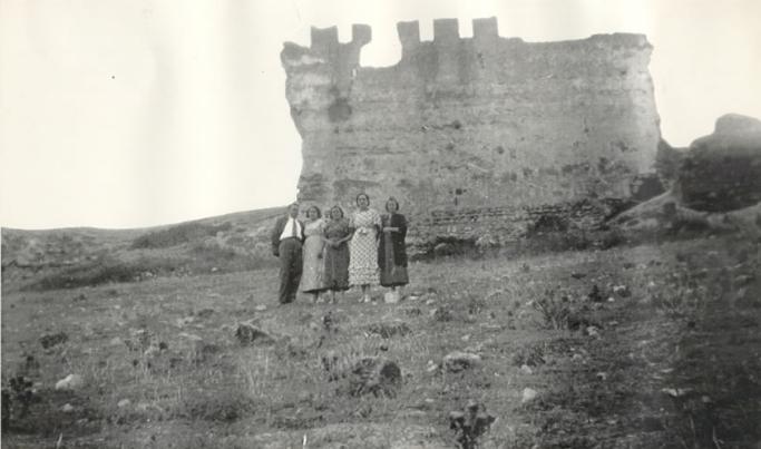 Castillo de llora - Castillo de llora. Foto antigua