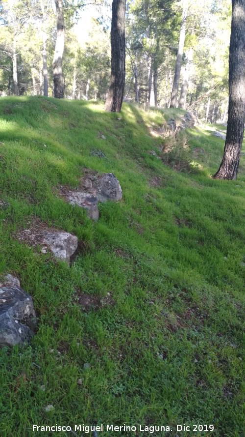 Palacio Musulmn de Santa Catalina - Palacio Musulmn de Santa Catalina. Muralla este