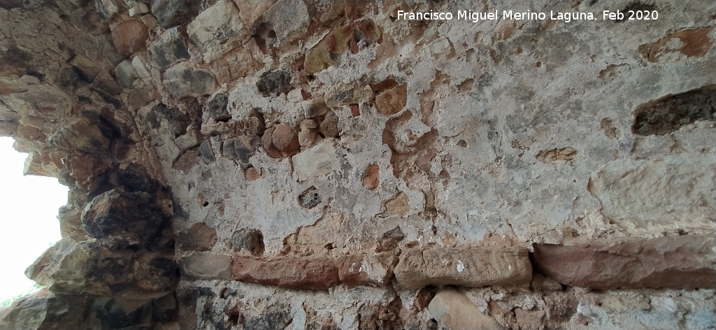 Castillo del Poyato - Castillo del Poyato. Arranque de la b�veda