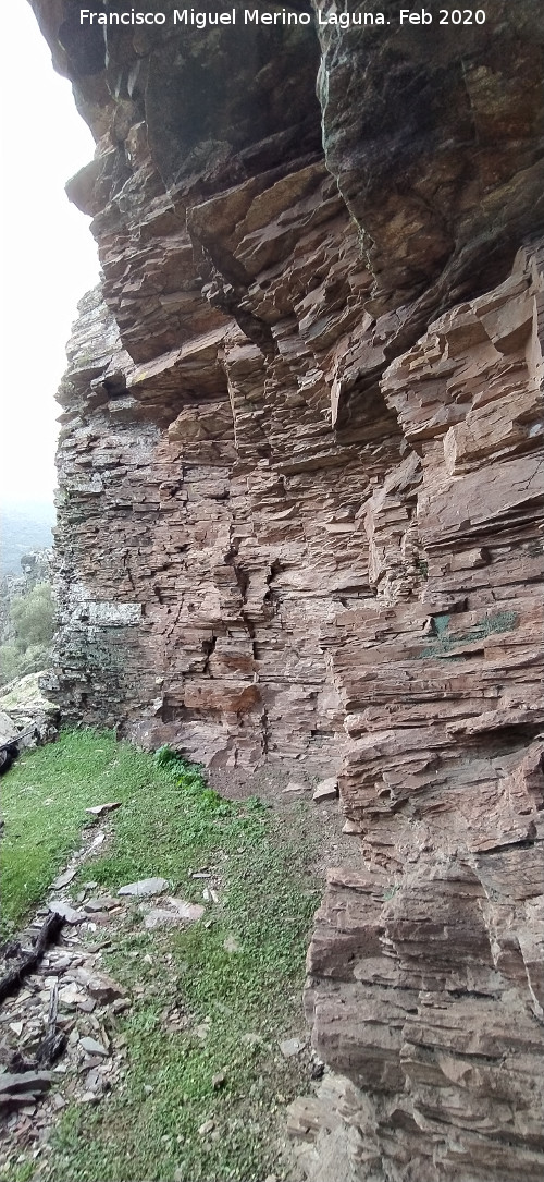Pinturas rupestres del Cerro de la Caldera - Pinturas rupestres del Cerro de la Caldera. Abrigo