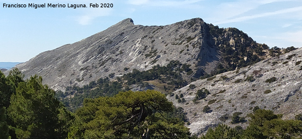 Pe��n del Guante - Pe��n del Guante. Desde la Loma de Cagasebo