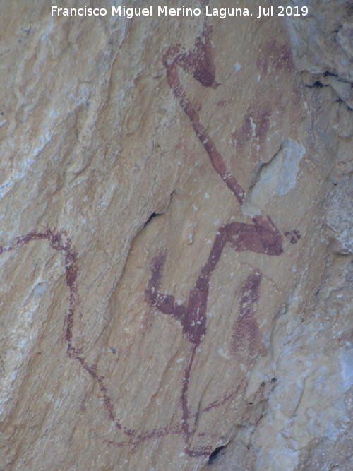 Pinturas rupestres de la Cueva de los Letreros II B - Pinturas rupestres de la Cueva de los Letreros II B. 