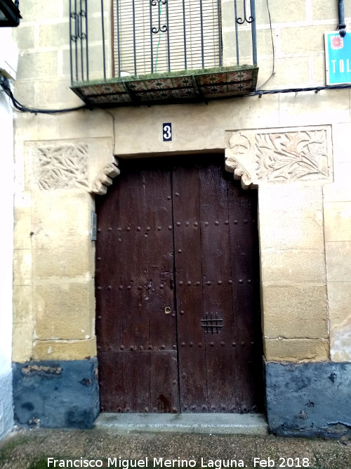 Casa de la Calle Tolentino n 3 - Casa de la Calle Tolentino n 3. Portada