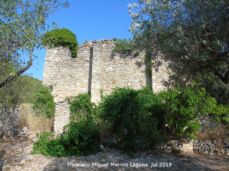 Ermita del Pla de Petracos - Ermita del Pla de Petracos. Lateral