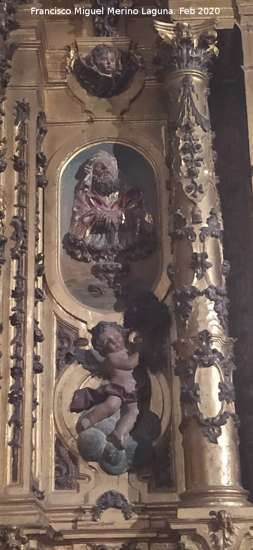 Bas�lica de San Ildefonso. Altar de la Divina Pastora - Bas�lica de San Ildefonso. Altar de la Divina Pastora. 