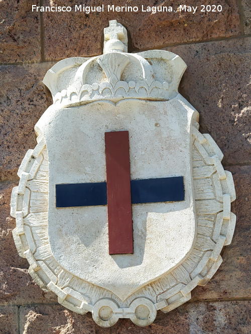 Fray Domingo de la Sant�sima Trinidad - Fray Domingo de la Sant�sima Trinidad. Escudo Trinitario. Santuario de la Virgen de la Cabeza - And�jar