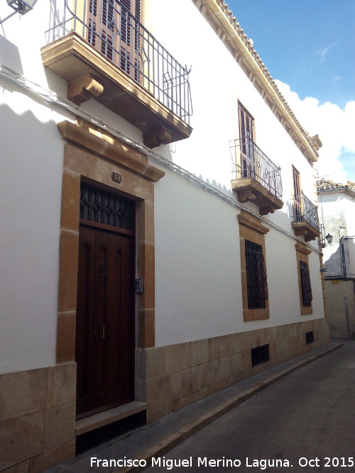 Casa de la Calle Andjar n 13 - Casa de la Calle Andjar n 13. Fachada