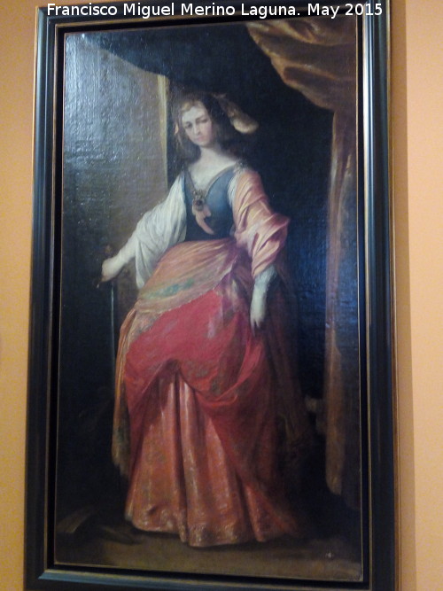 Santa Catalina - Santa Catalina. Santa Catalina de Alejandra. De Sebastin Martnez siglo XVII. Museo Provincial de Jan