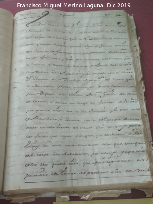 Archivo Histrico Provincial - Archivo Histrico Provincial. La Peuela 1770