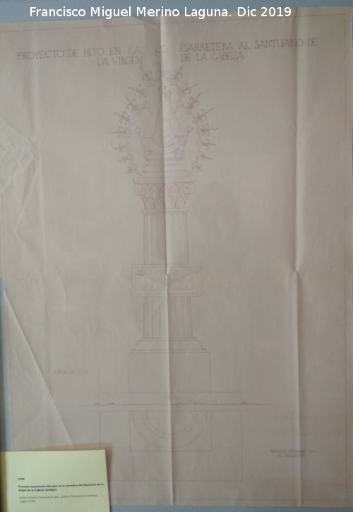Archivo Histrico Provincial - Archivo Histrico Provincial. Proyecto de construccin de 1944 del Monumento a la Virgen de la Cabeza