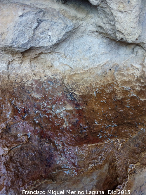 Pinturas rupestres de la Cueva de la Graja-Grupo XII - Pinturas rupestres de la Cueva de la Graja-Grupo XII. Antropomorfo