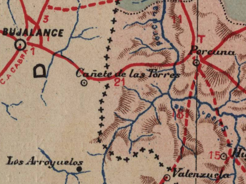 Bujalance - Bujalance. Mapa 1901