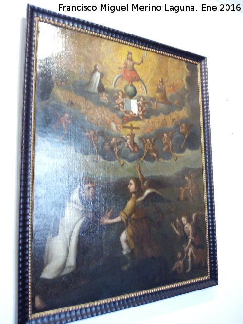 Convento de las Carmelitas Descalzas - Convento de las Carmelitas Descalzas. Salvacin del Carmelita. Siglo XVIII. Museo de San Juan de la Cruz - beda